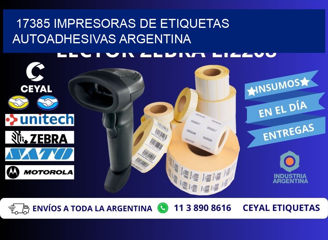 17385 Impresoras de etiquetas autoadhesivas argentina