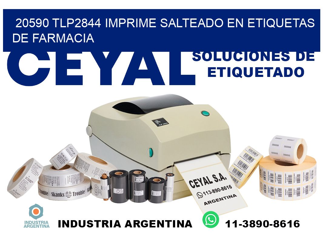 20590 tlp2844 imprime salteado en etiquetas de farmacia