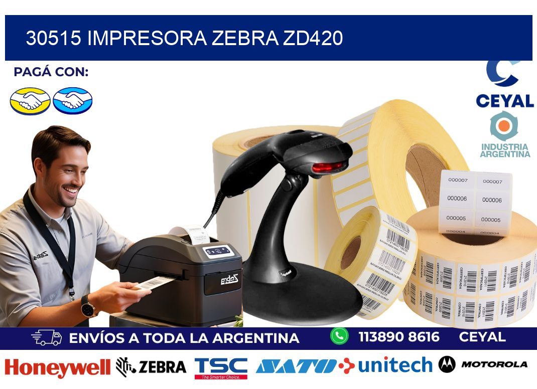 30515 Impresora Zebra ZD420