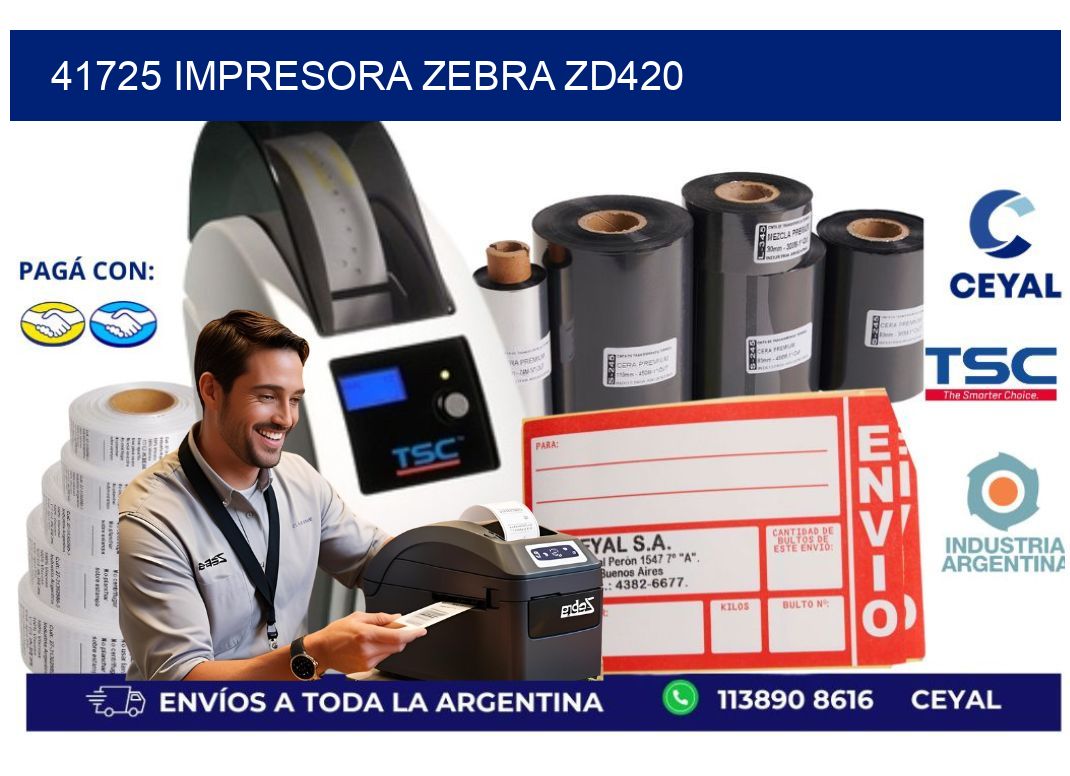 41725 Impresora Zebra ZD420