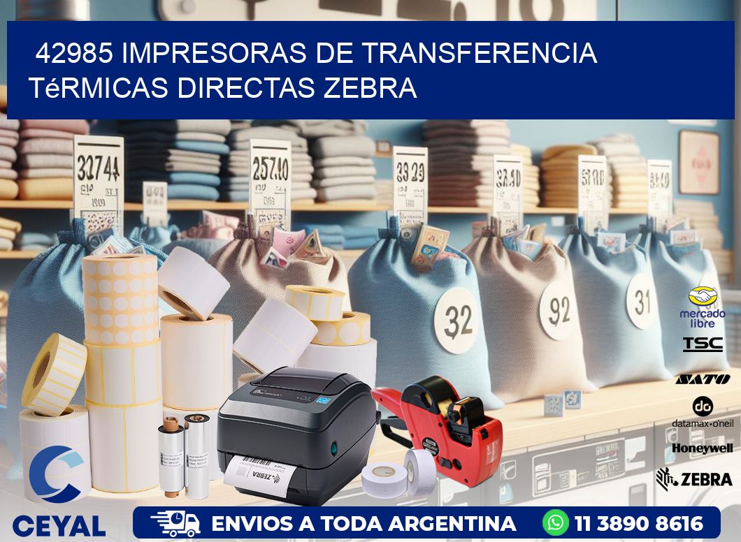 42985 impresoras de Transferencia térmicas directas zebra