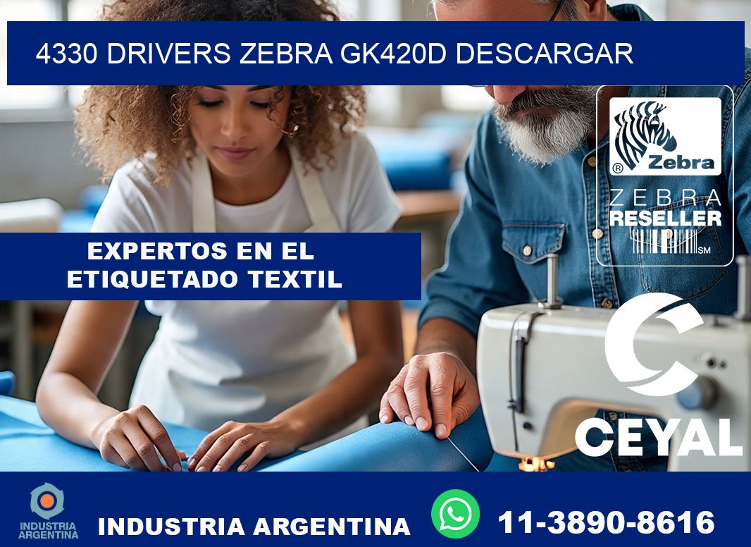 4330 drivers zebra gk420d descargar