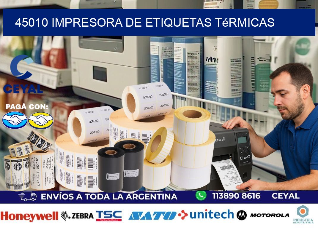 45010 Impresora de etiquetas térmicas