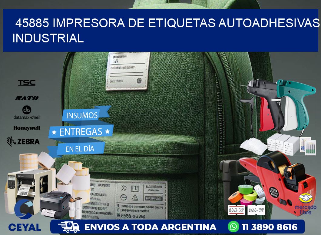 45885 Impresora de etiquetas autoadhesivas industrial