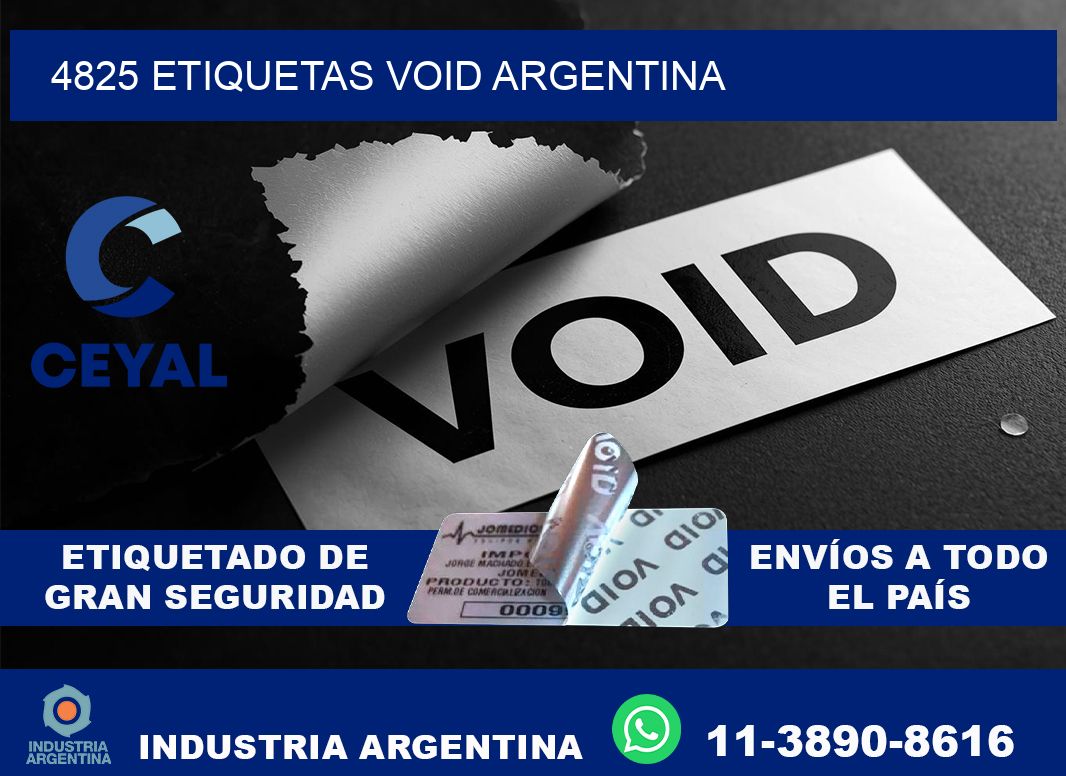 4825 etiquetas void argentina