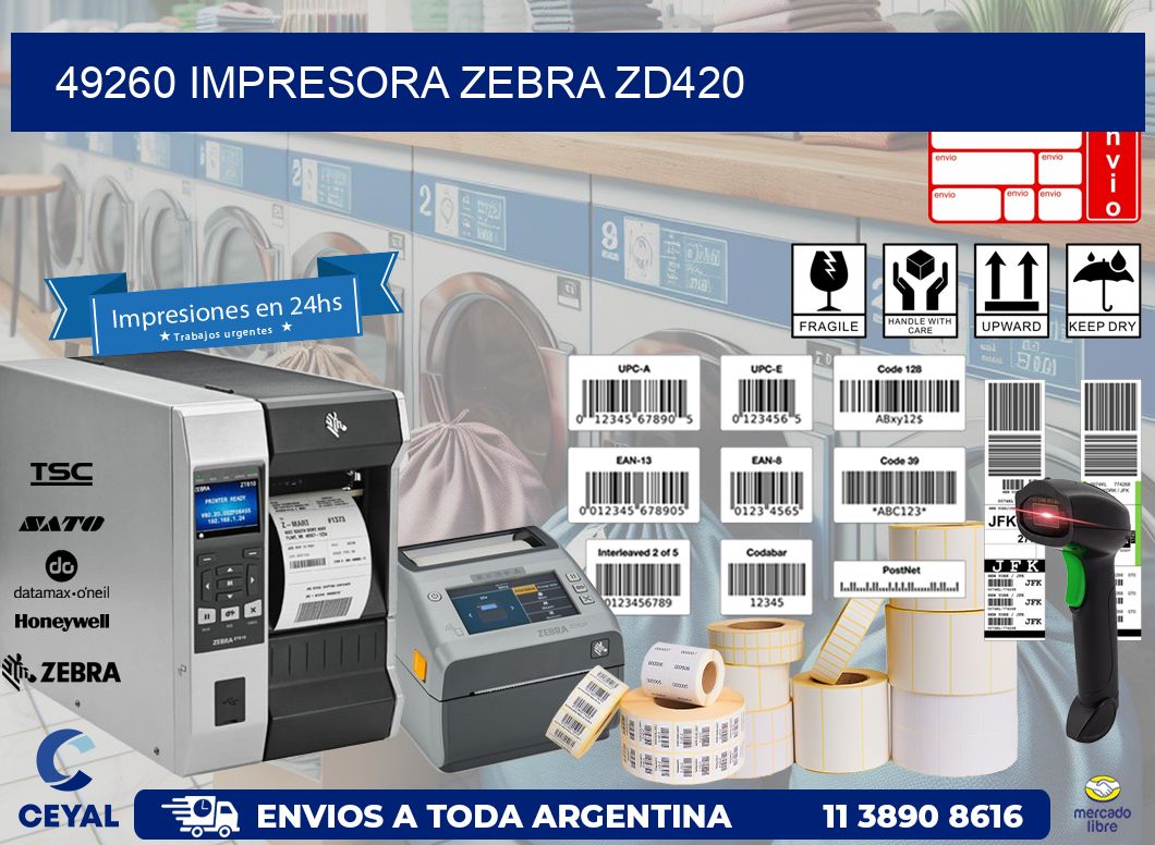 49260 Impresora Zebra ZD420