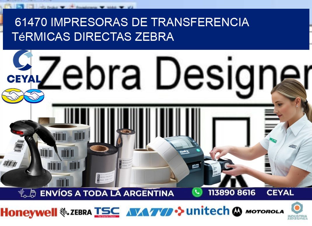61470 impresoras de Transferencia  térmicas directas zebra