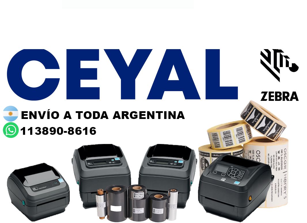 71480 etiquetas impresoras zebra gc420t ribbon - Todo para Etiquetar