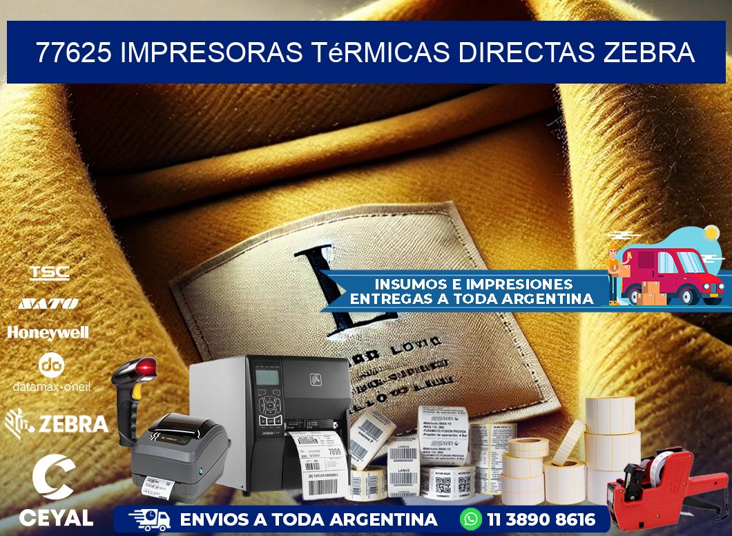 77625 impresoras térmicas directas zebra