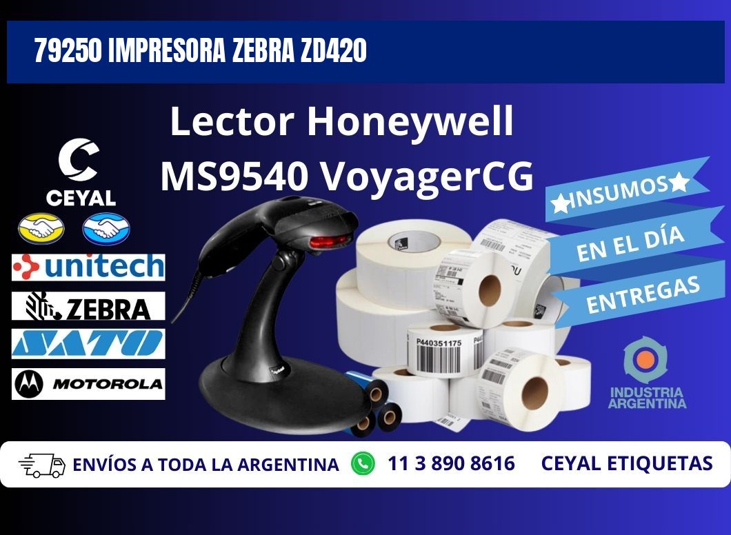 79250 Impresora Zebra ZD420