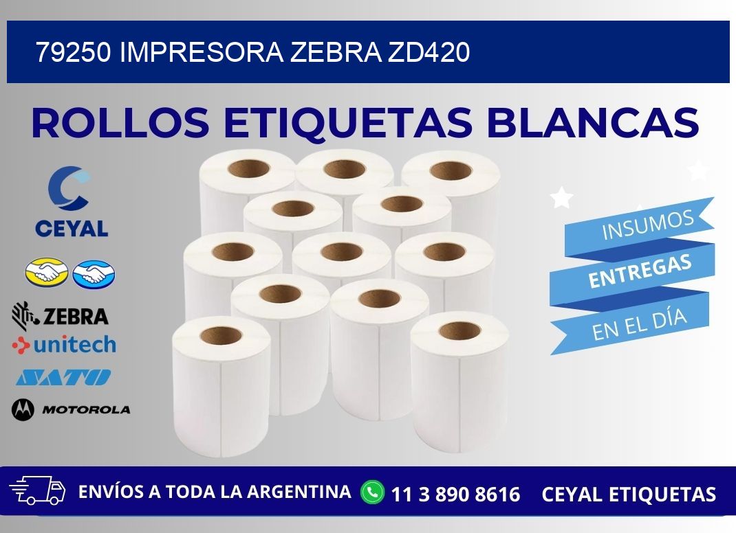79250 Impresora Zebra ZD420