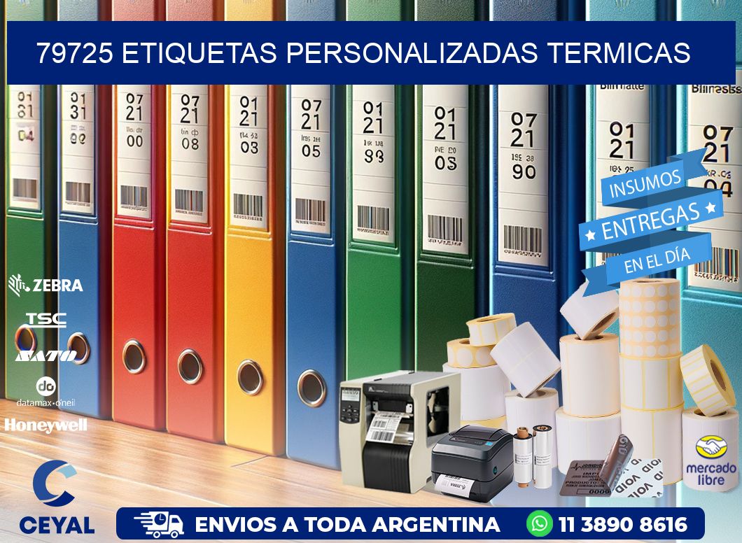 79725 Etiquetas personalizadas termicas