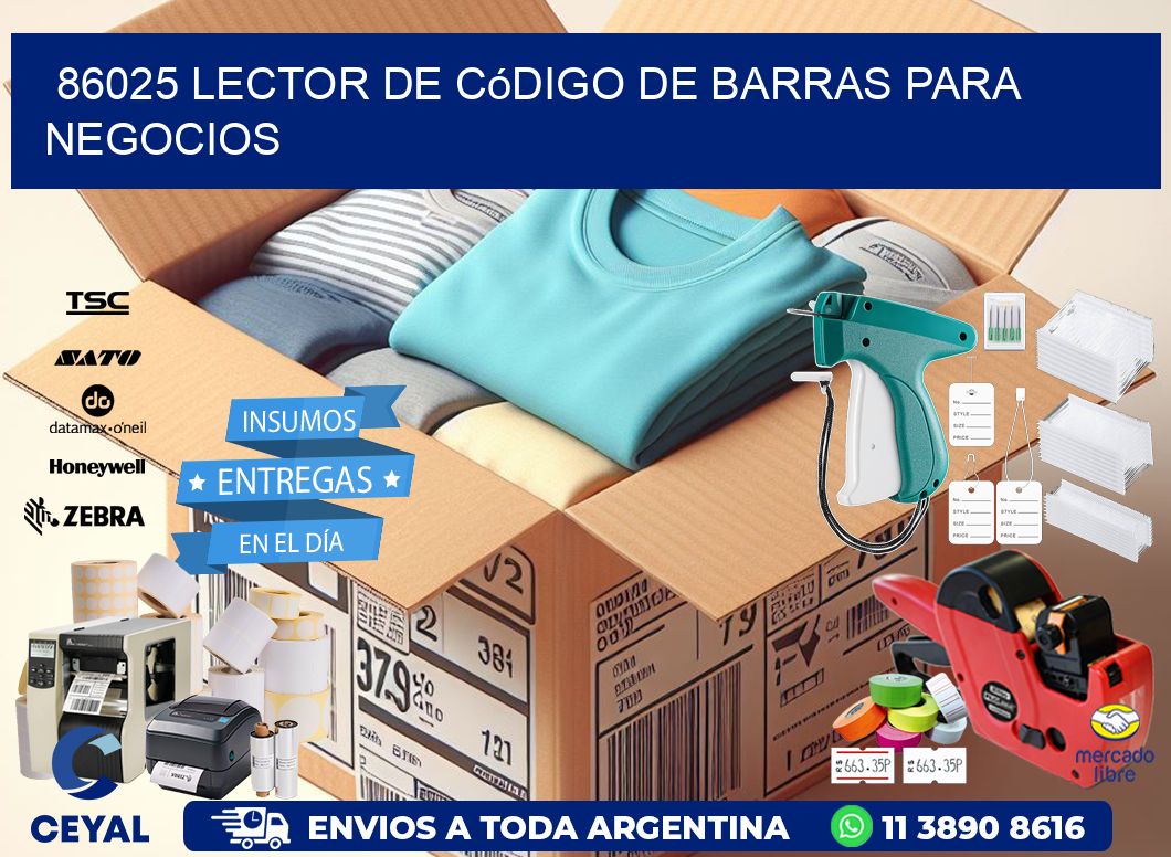 86025 Lector de código de barras para negocios