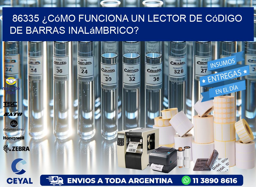 86335 ¿Cómo funciona un lector de código de barras inalámbrico?