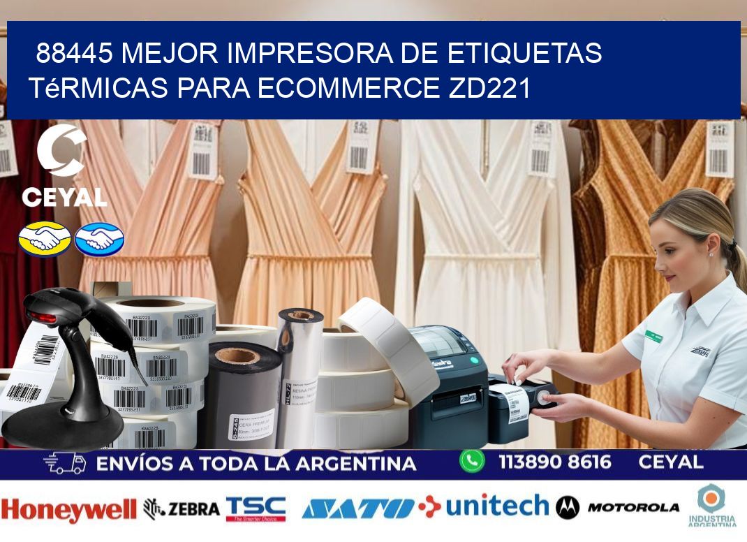 88445 mejor impresora de etiquetas térmicas para ecommerce ZD221