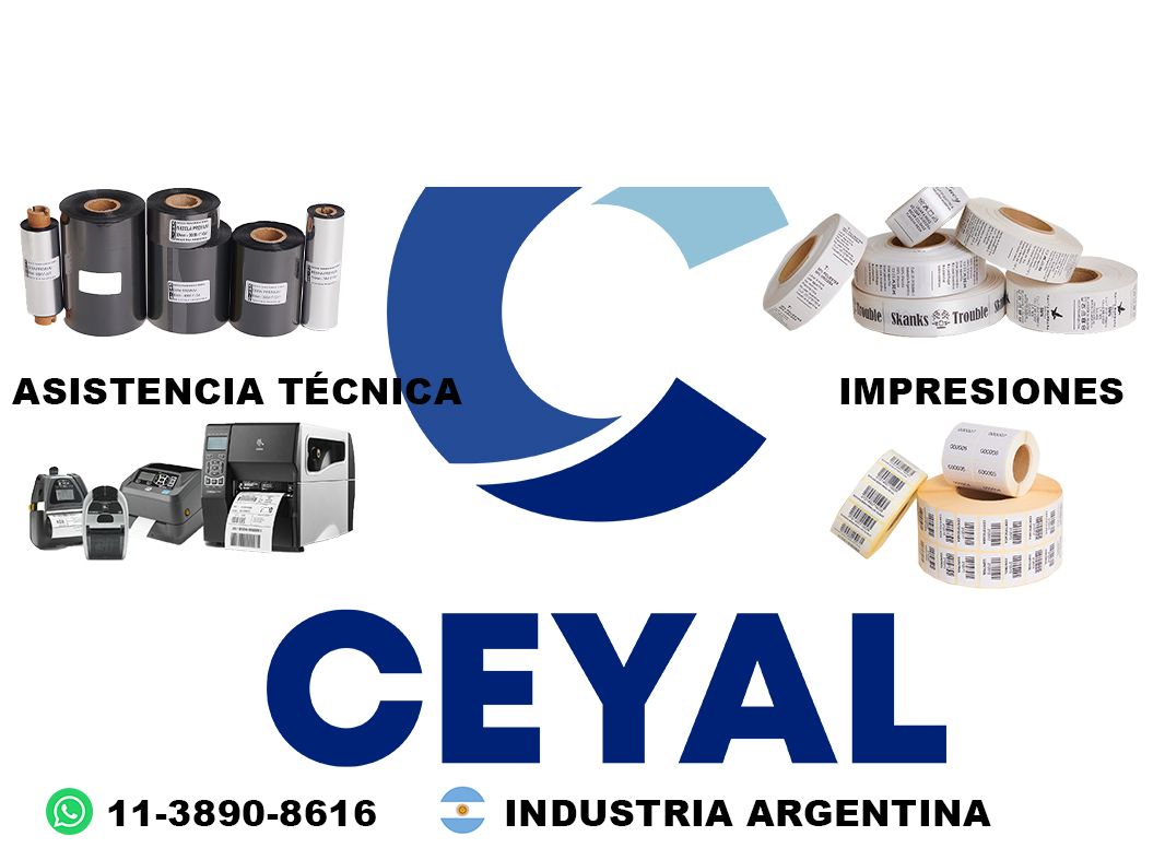 impresora codigos de barras + 65880 etiquetas + ribbon