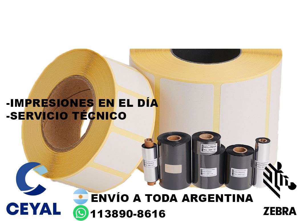impresora industrial + 28815 etiquetas + ribbon
