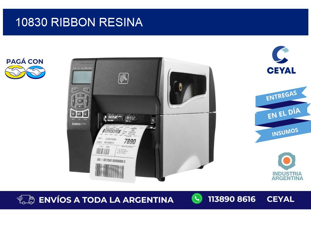10830 ribbon resina