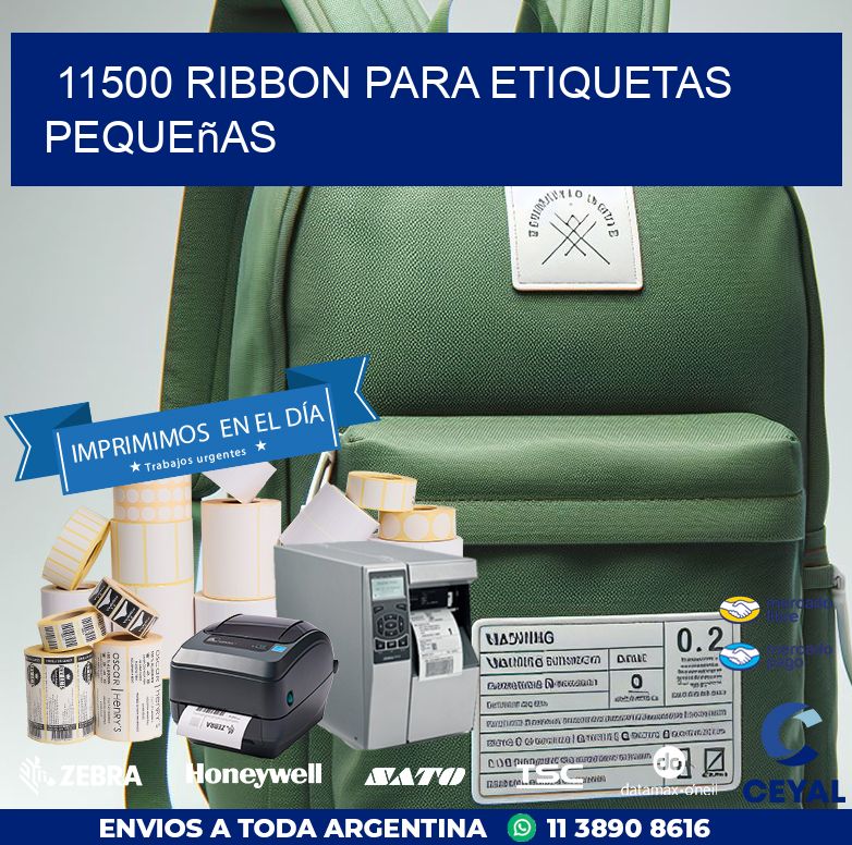 11500 ribbon para etiquetas pequeñas