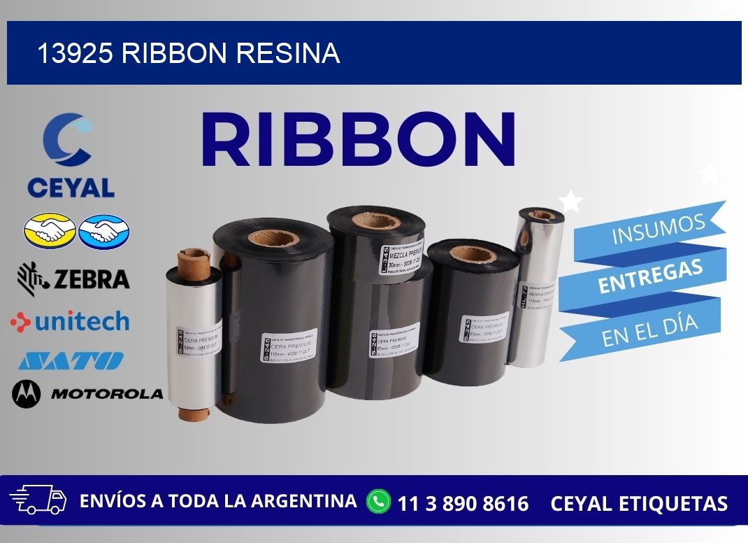 13925 ribbon resina