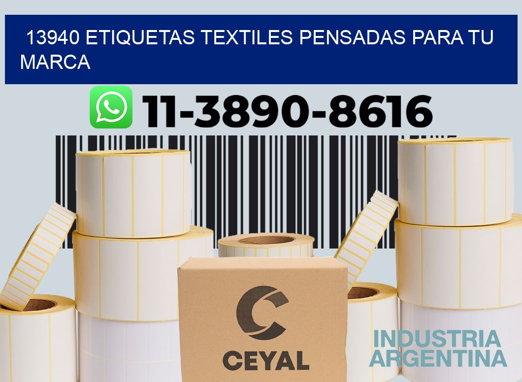 13940 Etiquetas textiles pensadas para tu marca