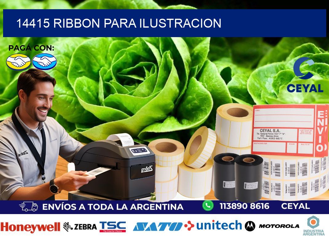 14415 ribbon para ilustracion