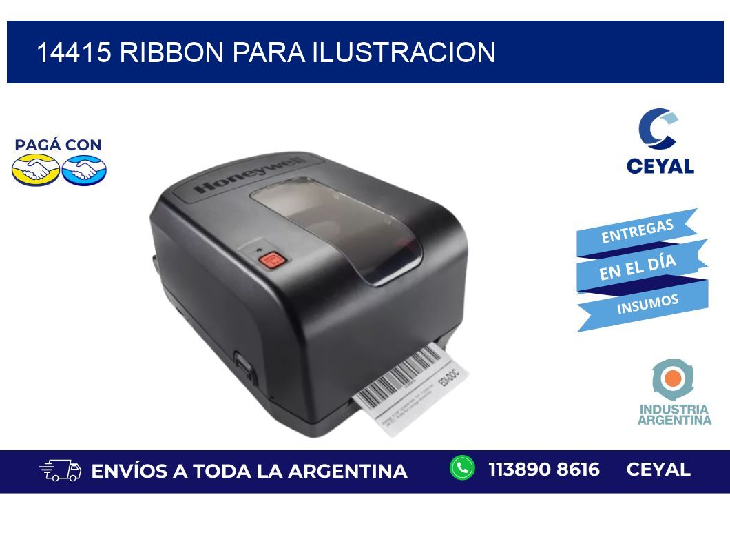 14415 ribbon para ilustracion