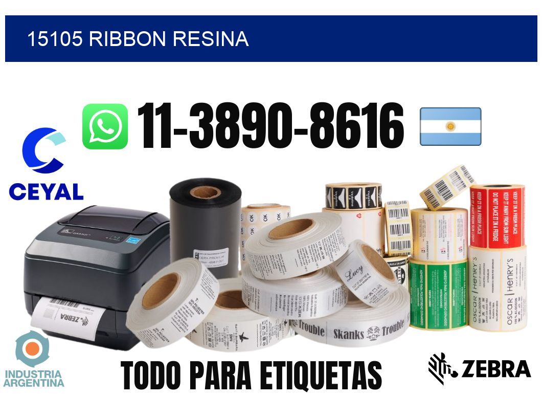 15105 ribbon resina