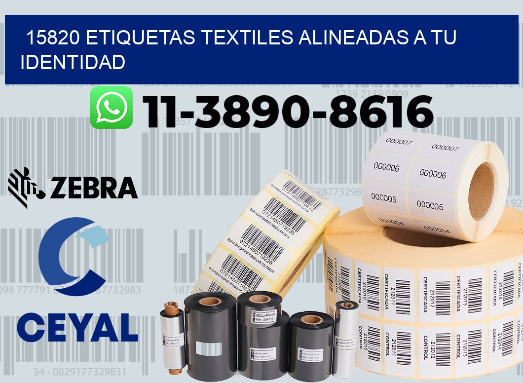 15820 Etiquetas textiles alineadas a tu identidad