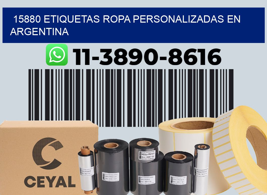 15880 Etiquetas ropa personalizadas en Argentina