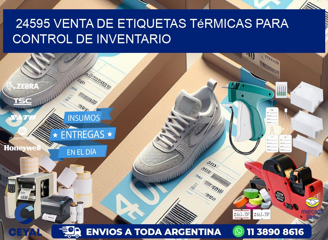 24595 venta de etiquetas térmicas para control de inventario