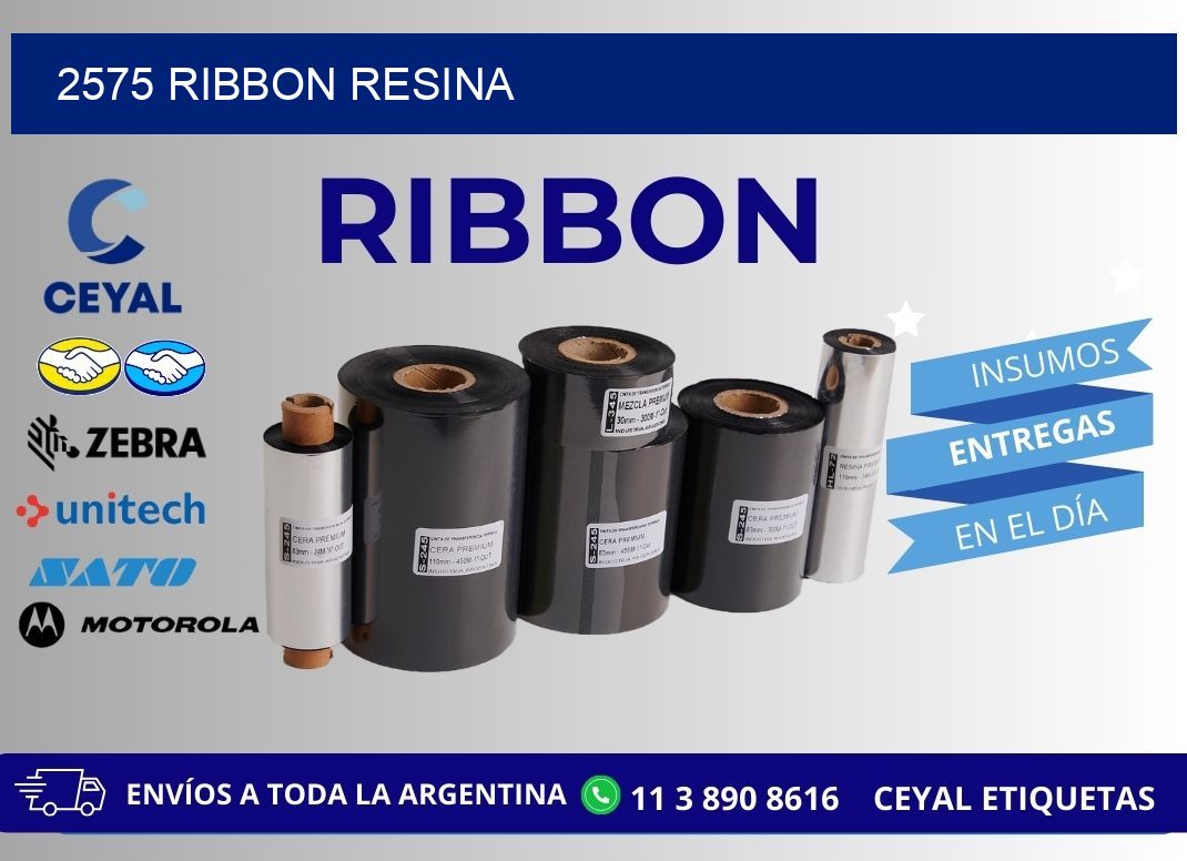2575 ribbon resina