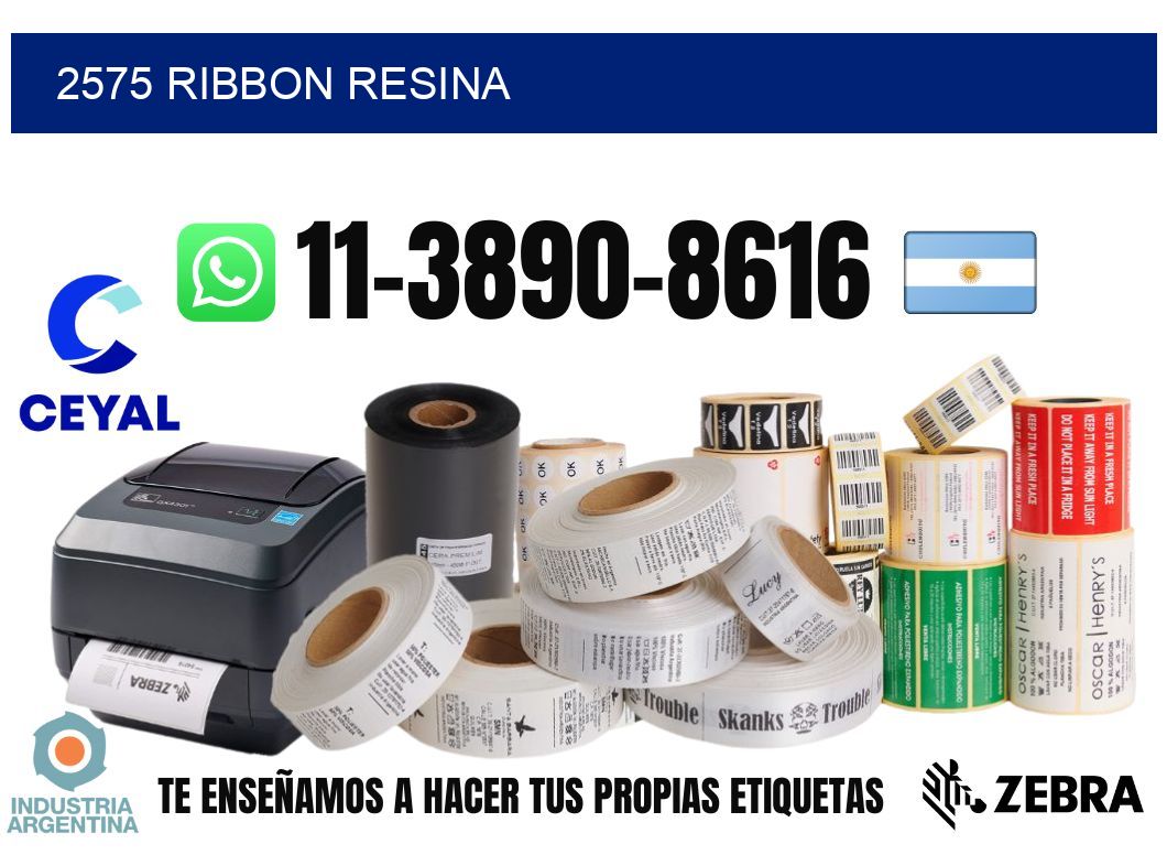 2575 ribbon resina