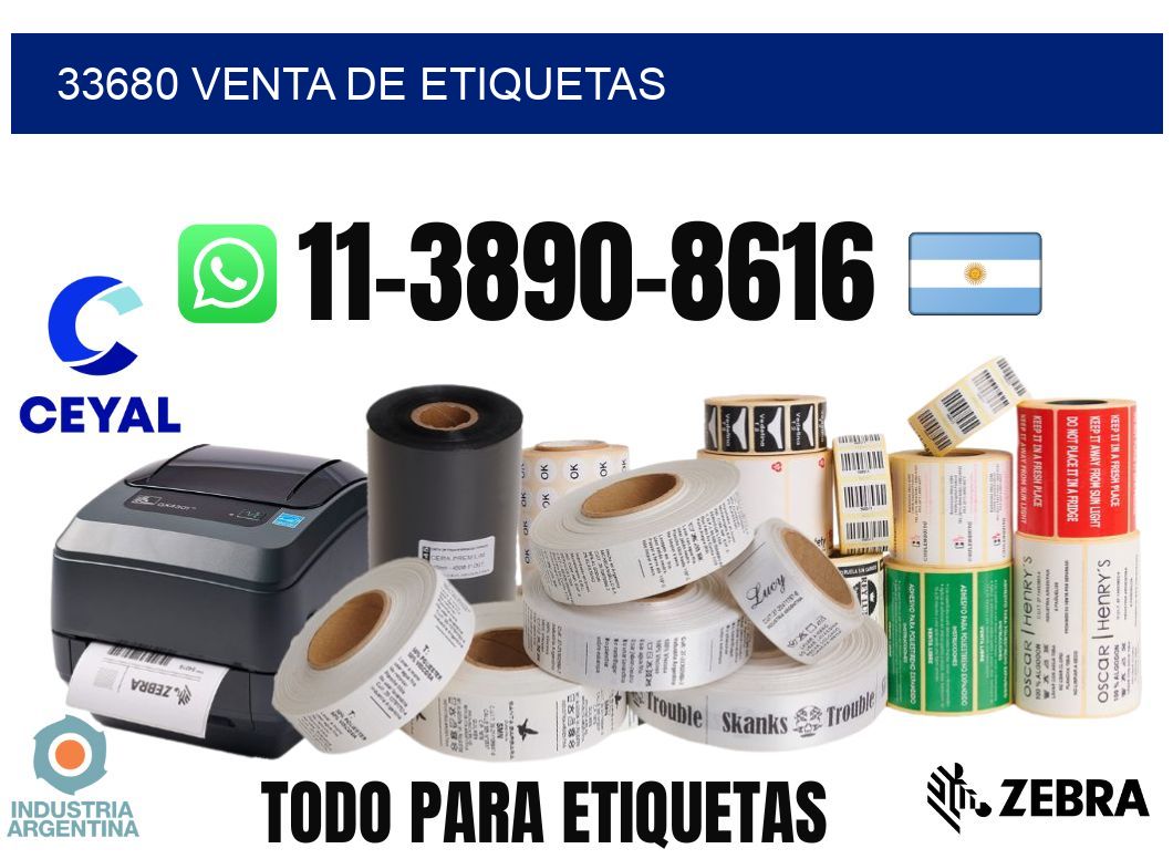 33680 venta de etiquetas