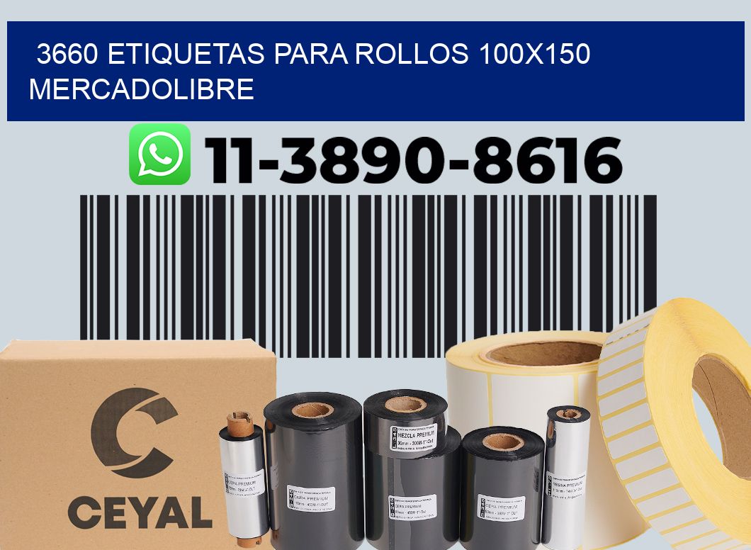 3660 etiquetas para rollos 100x150 mercadolibre