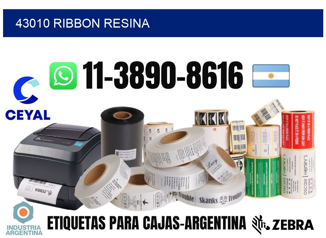 43010 ribbon resina