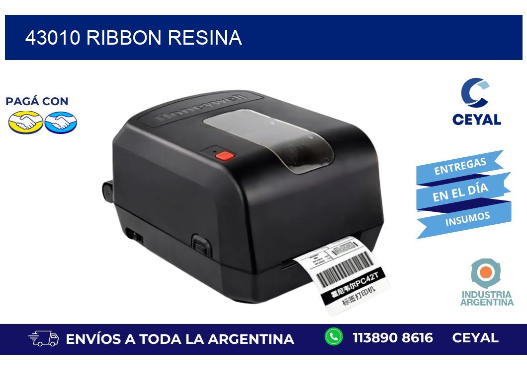 43010 ribbon resina