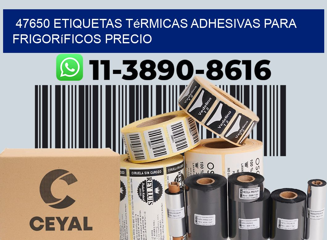 47650 etiquetas térmicas adhesivas para frigoríficos precio