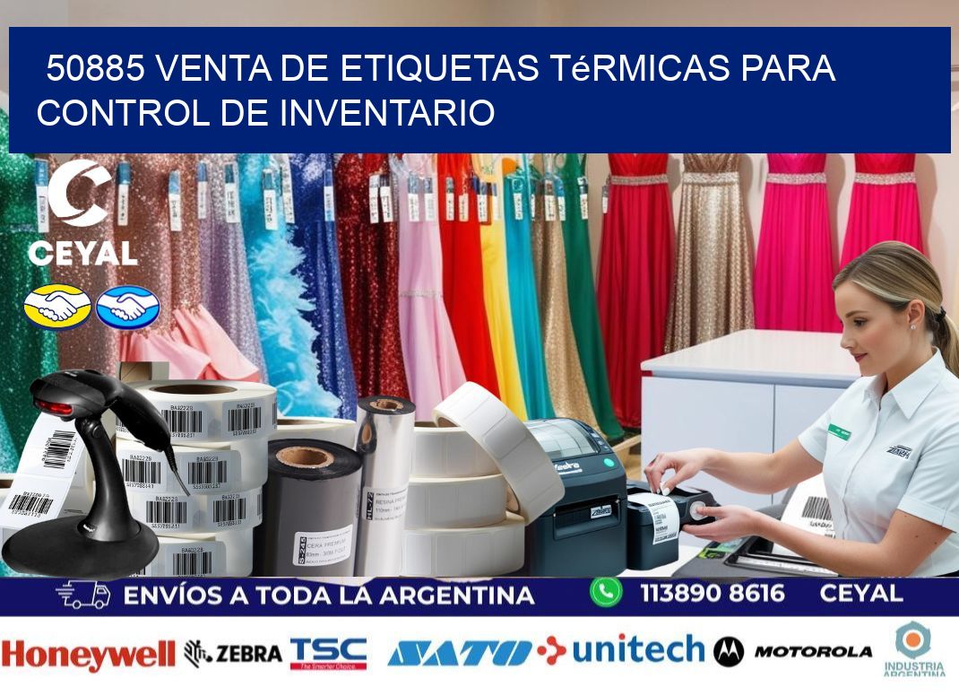 50885 venta de etiquetas térmicas para control de inventario