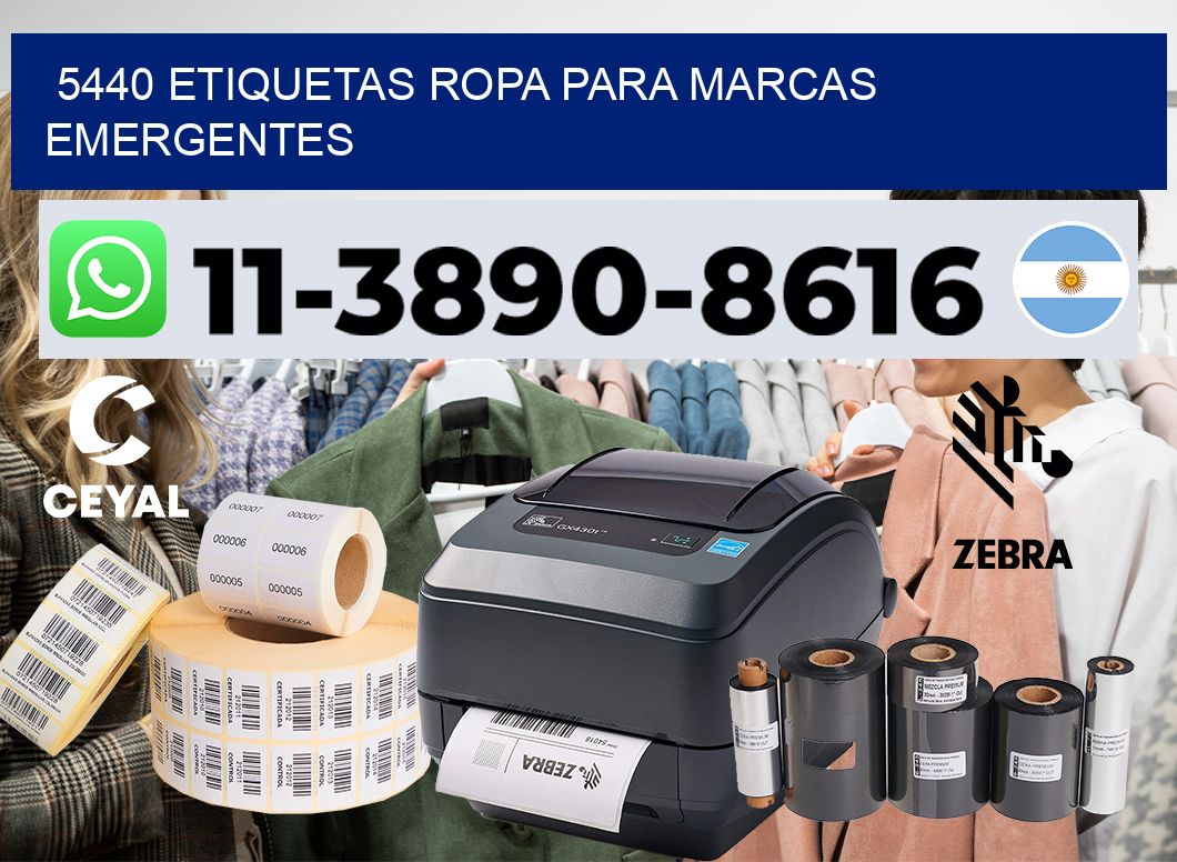 5440 Etiquetas ropa para marcas emergentes