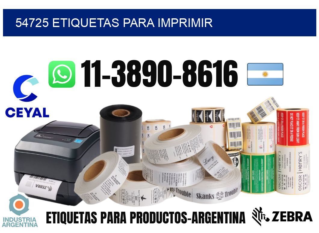 54725 etiquetas para imprimir