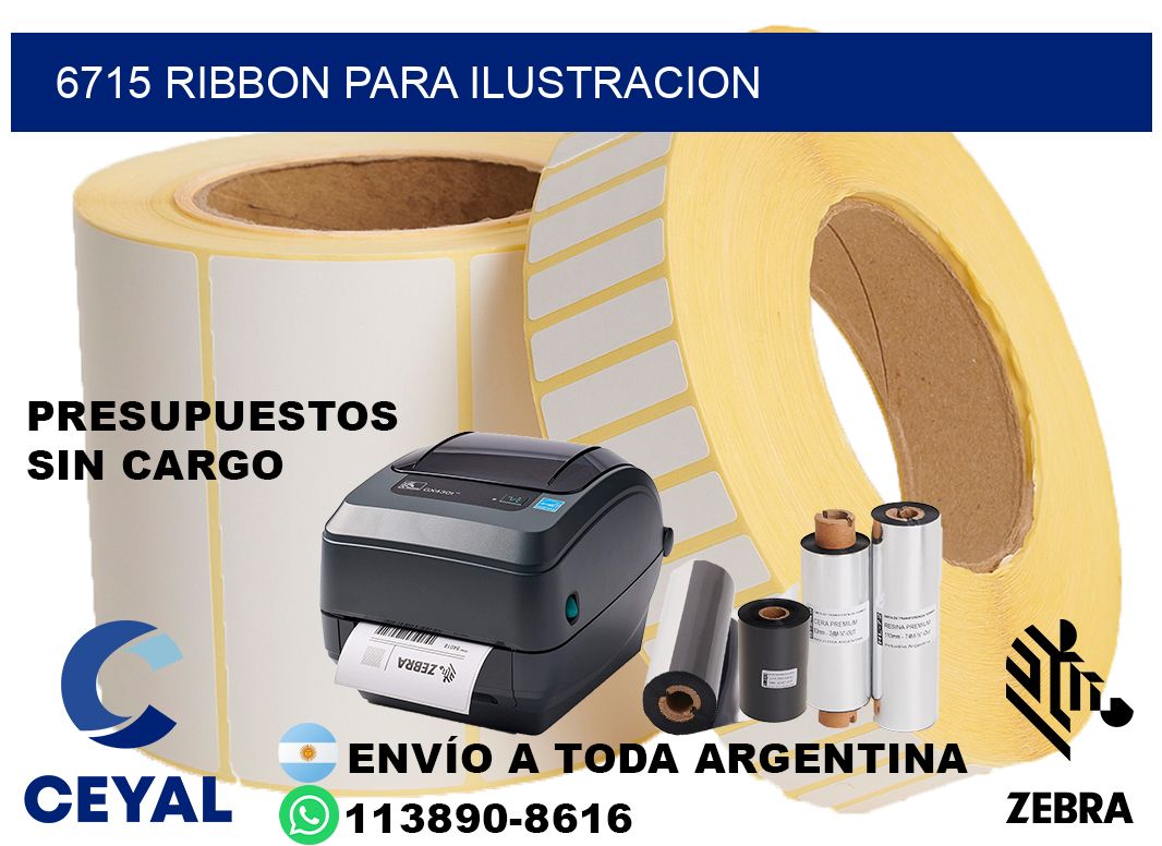6715 ribbon para ilustracion