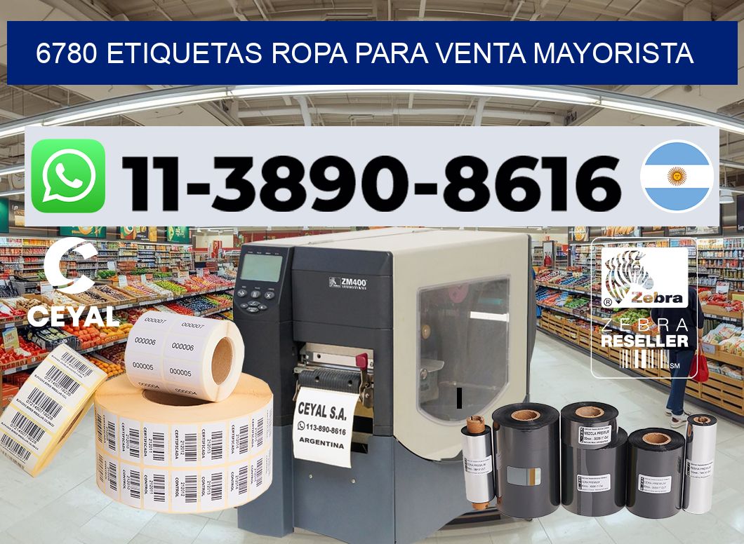 6780 Etiquetas ropa para venta mayorista
