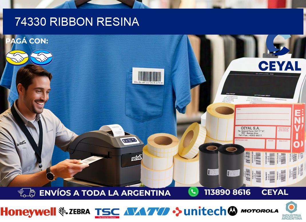 74330 ribbon resina