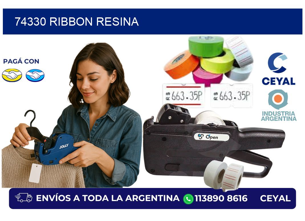 74330 ribbon resina