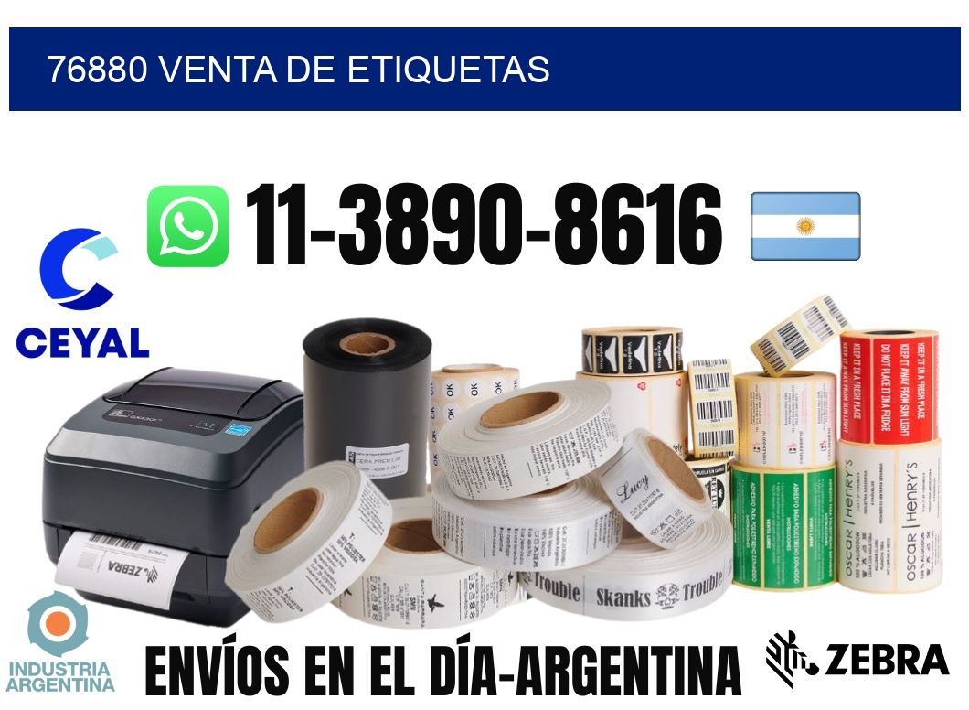 76880 venta de etiquetas