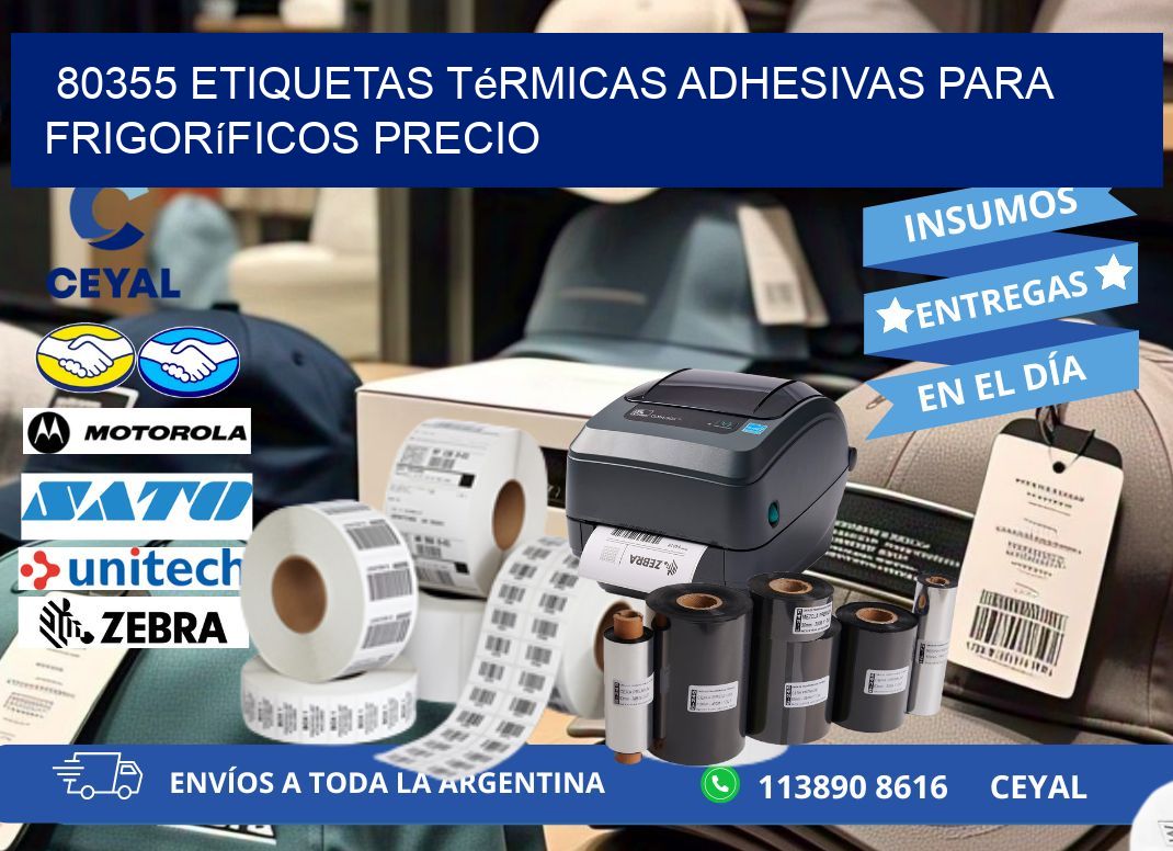 80355 etiquetas térmicas adhesivas para frigoríficos precio