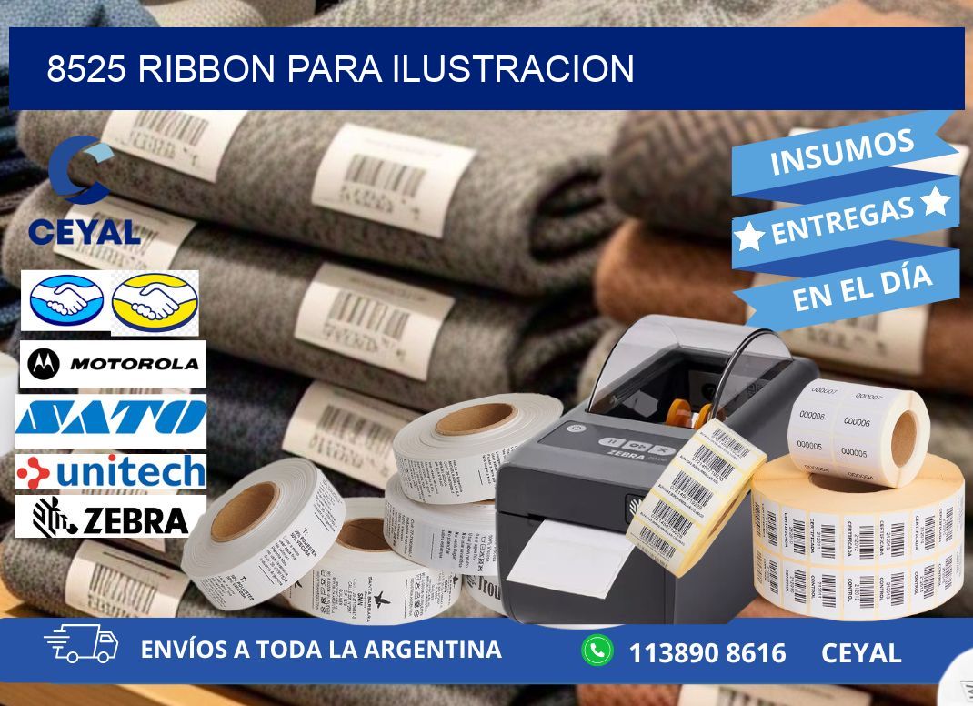 8525 ribbon para ilustracion