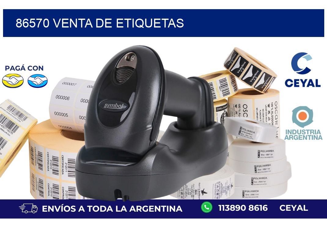 86570 venta de etiquetas