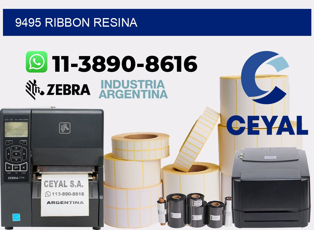 9495 ribbon resina